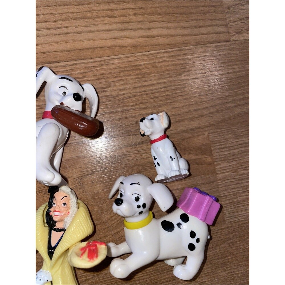 Vintage McDonalds Happy meal Toys Disney 101 Dalmations & Cruella Deville - 4pc - Picture 4 of 6